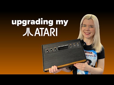 Видео: Композитный видеомоддинг Atari 2600