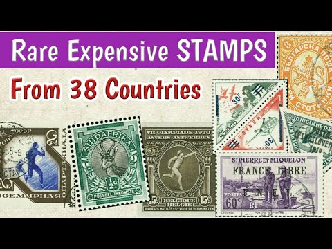 Видео: Самые дорогие марки 38 стран | Редкое филателистическое сокровище