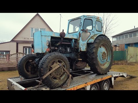 Видео: Купили полуживой советский трактор Т-40АМ и будем его восстанавливать!!!