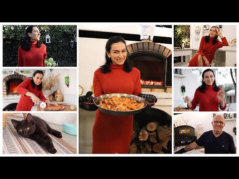 Видео: Вечерний Вкусный Эфир - Креветки в Печке - Кошки Тоже Люди - Эгине -  Семейный Влог - Heghineh