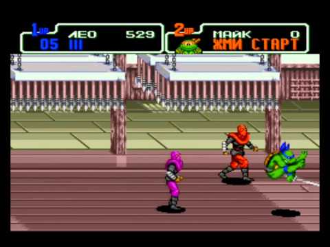 Видео: Teenage Mutant Ninja Turtles: The Hyperstone Heist (RUS) SEGA Прохождение / Walkthrough