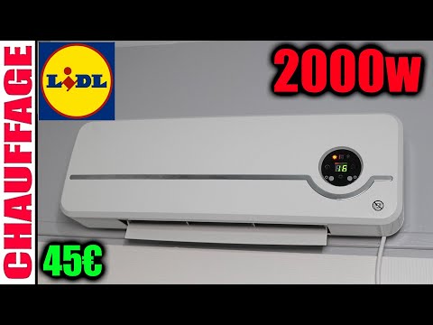 Видео: LIDL КЕРАМИЧЕСКИЙ НАСТЕННЫЙ ОБОГРЕВАТЕЛЬ SILVERCREST SKWH 2000 A2 2000W