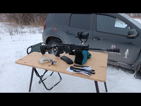 Видео: Вепрь 12 и пуля Контарёва на 100 м