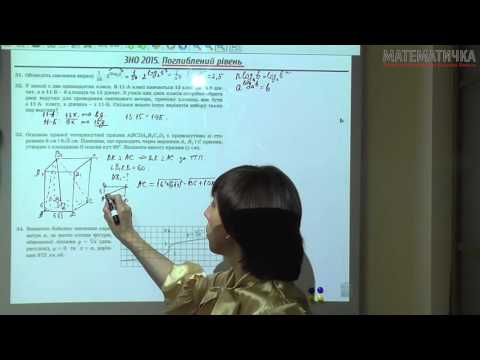 Видео: Розв'язок задач ЗНО 2015. Математика. Поглибленний рівень
