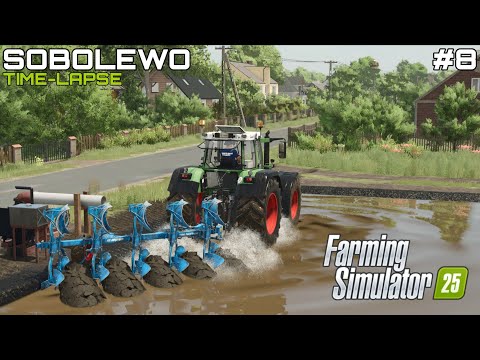 Видео: Вспашка рисового поля и посадка риса 🌾 | Sobolewo | Farming Simulator 25 | Эпизод 8