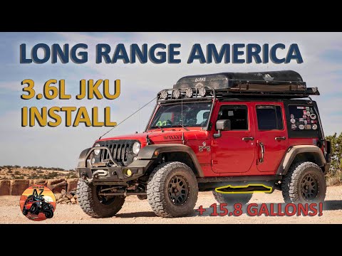 Видео: Установка топливного бака Long Range America — JKU Wrangler