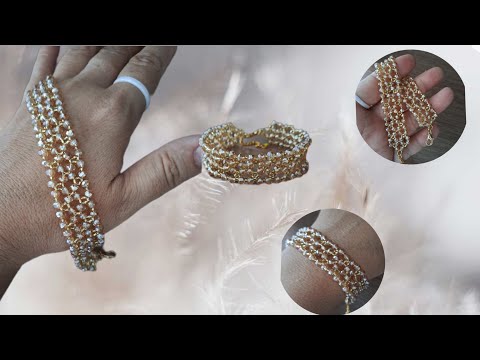 Видео: БИСЕР мен ХРУСТАЛЬ дан браслет seed beaded bracelet  tutorial браслет жасау