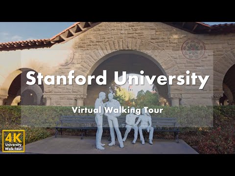 Видео: Stanford University [Часть 1] - Виртуальная прогулка [4k 60fps]