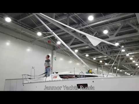 Видео: Завал мачты Janmor 25 Russian Edition 1-м человеком
