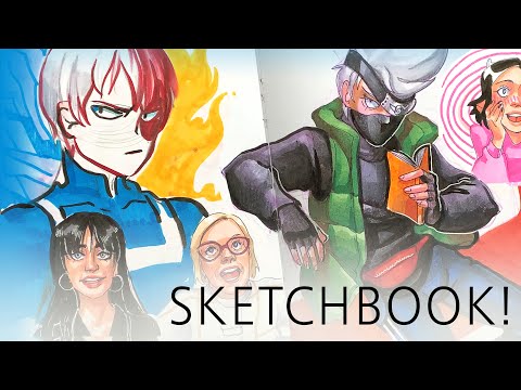 Видео: СКЕТЧБУК С СЕКРЕТАМИ/SKETCHBOOK