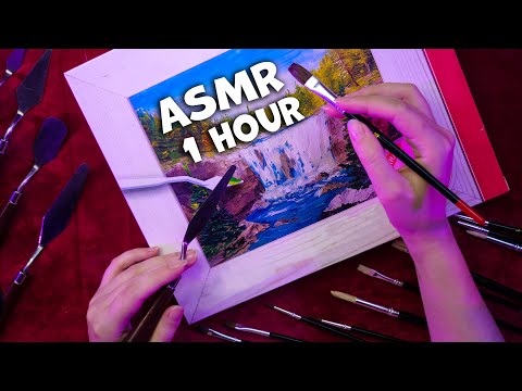 Видео: АСМР Рисование Маслом и Шепот 🎨 ASMR Whispering and Oil Painting ✨