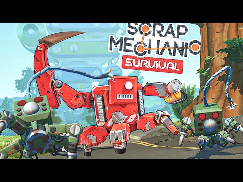 Видео: БАЗА РОБОТОВ в Scrap Mechanic