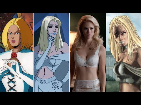 Видео: Эволюция Эммы Фрост (Белой Королевы) в мультфильмах и кино