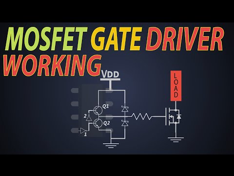 Видео: Из чего состоит драйвер затвора МОП-транзистора? Как работает драйвер затвора МОП-транзистора? Об...