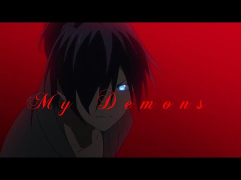 Видео: [AMV]Anime clip-My Demons. Аниме клип "Бездомный бог"