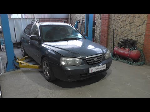 Видео: Загнуло клапана снятие установка ГБЦ на Hyundai Elantra 2,0 Хендай Элантра 2002 года 1часть
