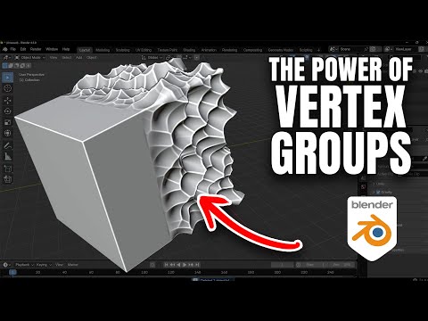 Видео: Группы вершин в Blender: что это такое и почему они так важны