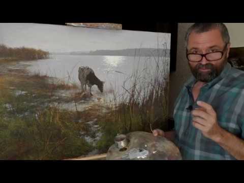 Видео: Как Использовать Черные Краски - Урок Живописи Маслом - Юрий Клапоух (2019)