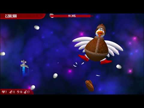 Видео: Chicken Invaders 3 Xmas - Спасаем праздник от Кур (Часть 2, Без комментариев)