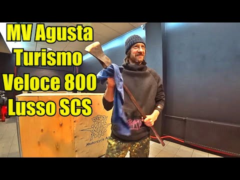 Видео: MV Agusta Turismo Veloce 800 Lusso SCS. Распаковка нового мотоцикла. Мини обзор.
