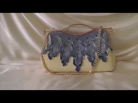 Видео: Делаем джинсовый дизайн на жаккардовой сумочке