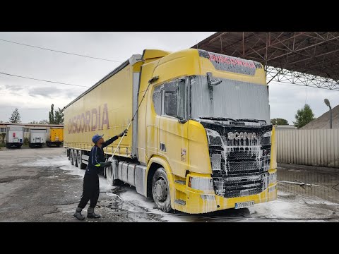 Видео: Оставянето на камиона в гаража, на път за България | финалната част 7 | Denis Kadirow TruckVloger