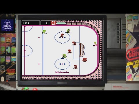 Видео: Хоккей Ice Hockey 1988 игра Денди(NES).