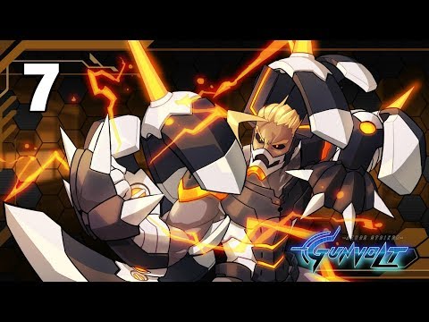 Видео: Azure Striker Gunvolt Прохождение на русском #7 Банк данных