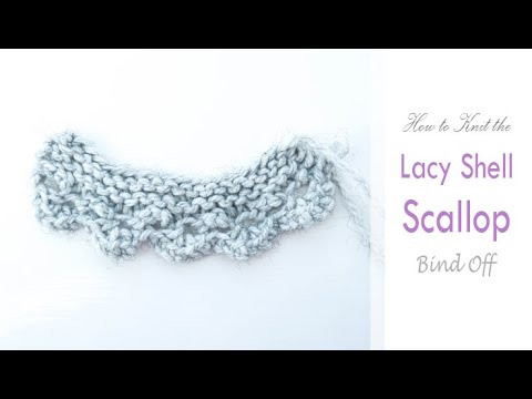 Видео: Как вязать: кружевное закрытие петель фестончатым узором | Простой узор для красивого фестончатог...