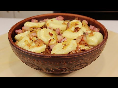 Видео: Любимые с Детства КАРТОФЕЛЬНЫЕ ГАЛУШКИ! Быстрое, Простое и Вкусное Горячее Блюдо! И Очень Дешевое!