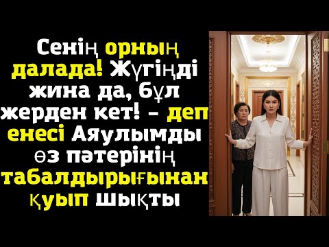 Видео: Сенің орның – далада! Жүгіңді жина да, бұл жерден кет! – деп енесі Аяулымды өз пәтерінің