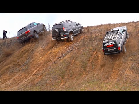 Видео: PRADO и TOUAREG хотят летать как JEEP