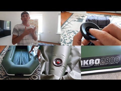 Видео: Я Купил Лодка надувная. Аква 2800 слань-книжка киль. Глухих новости. Deaf news.