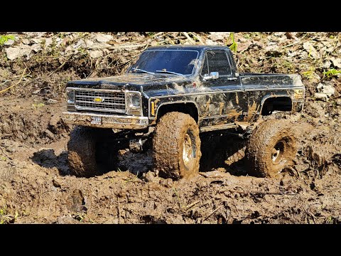 Видео: Лифтованный Chevrolet K10 Cheyenne! ... Обзор на Traxxas TRX-4 High Trail Edition 4x4