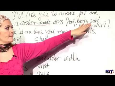 Видео: В шивашкото ателие / At the tailor shop - Учи английски с Николая, Еп. 28, Сезон 4,