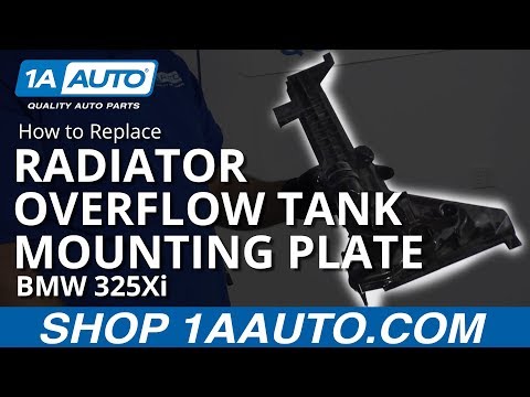 Видео: Как заменить монтажную пластину расширительного бачка радиатора BMW 325Xi 01-05