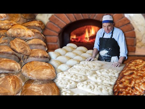 Видео: Хлеб и пирожные без добавок для удовольствия людей. Вот как их готовят в дровяной печи