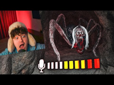 Видео: ПАУК-ЛЮДОЕД СЛЫШИТ ТВОЙ МИКРОФОН... (жуткий хоррор)