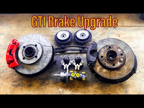 Видео: VW GOLF MK2 переходит на тормоза GTI!