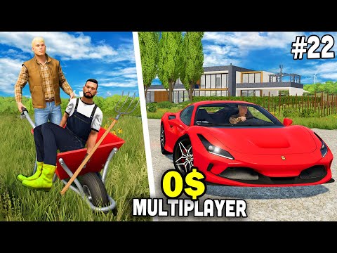 Видео: МЕГА ФЕРМА с 0$ на плоской карте с @FarmingGenius 👉 #22