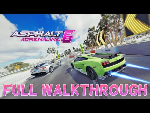 Видео: Asphalt 6: Adrenaline ANDROID ИГРА (Gameloft 2011 год) ПОЛНОЕ ПРОХОЖДЕНИЕ!