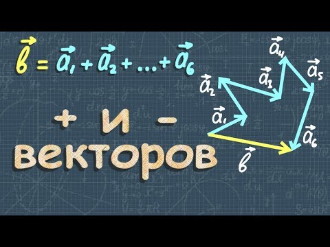 Видео: сложение ВЕКТОРОВ вычитание ВЕКТОРОВ 9 класс геометрия Атанасян