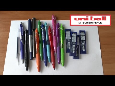 Видео: Ручки и роллеры UNI