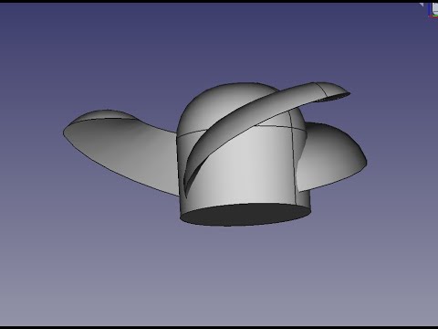 Видео: FreeCad Винт мотолодки