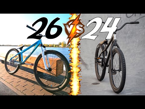 Видео: 26 MTB STREET ДЛЯ ДУРАКОВ?! 24 vs 26!