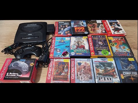 Видео: Распаковка [Unboxing 26] Sega Genesis, Джоев, PTO, Starflight, Sea Quest, Warrior of Rome, Star Trek