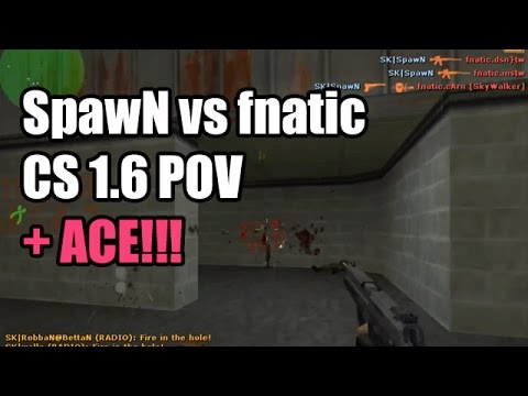 Видео: POV: SpawN против fnatic @IEM SK CS 1.6 Demo ACE