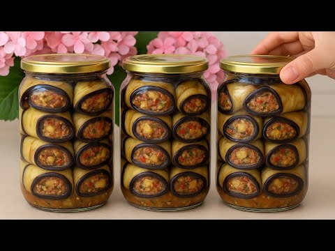 Видео: ЖАЛЬ погреба НЕТ!Баклажаны по-Грузински!  наготовила бы 50 банок Всё равно Мало! Нравятся Всем!!!