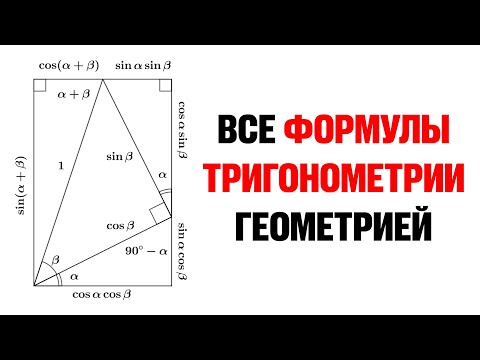 Видео: Тригонометрия через планиметрию