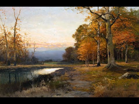 Видео: Осенний пейзаж маслом|как рисовать яркий осенний пейзаж|для начинающих #живопись #art #какнарисовать